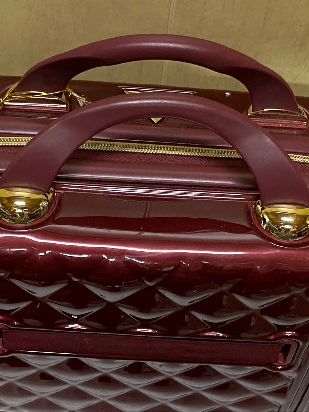 Triforce burgundy Hardside Beauty Case